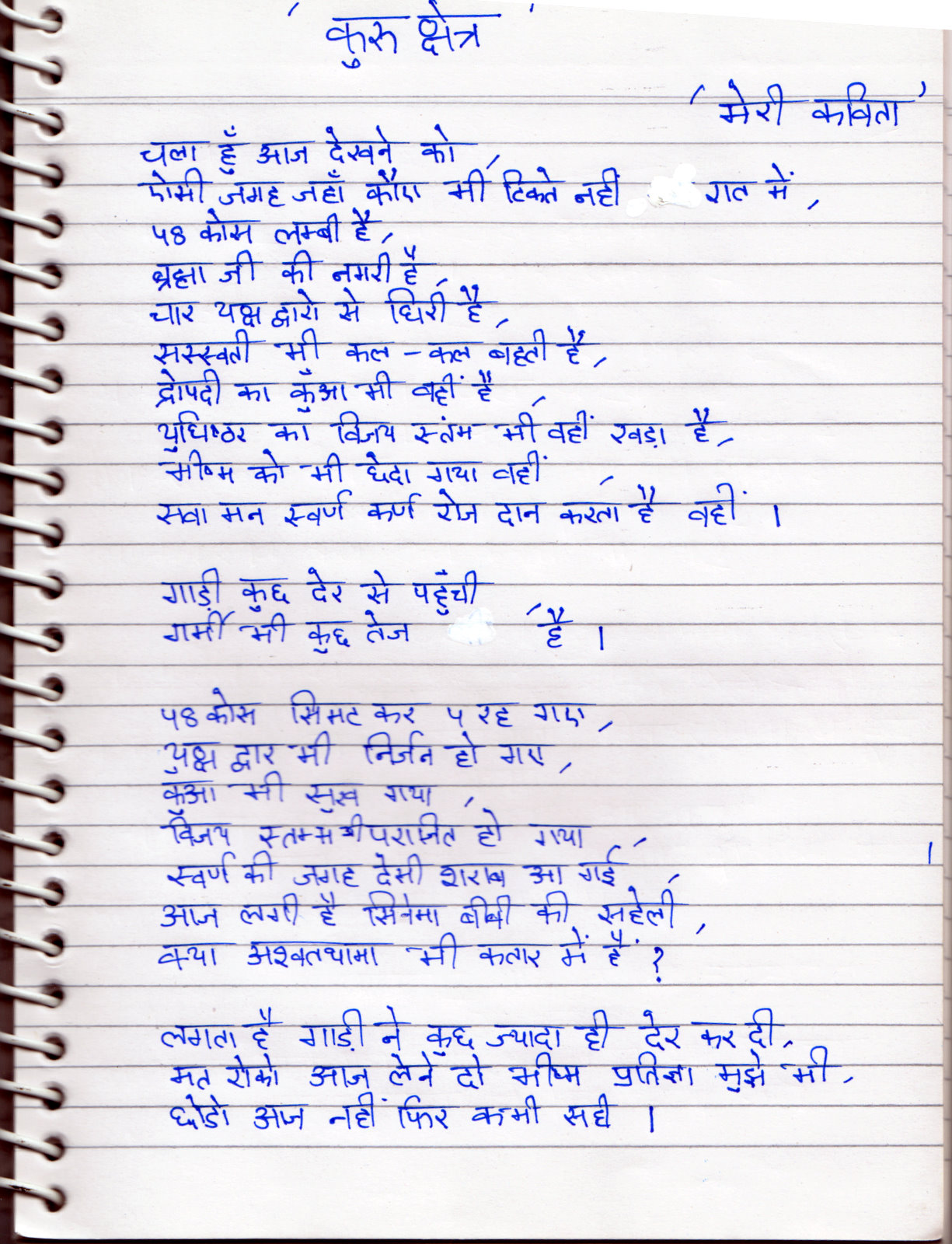 My life essay in hindi